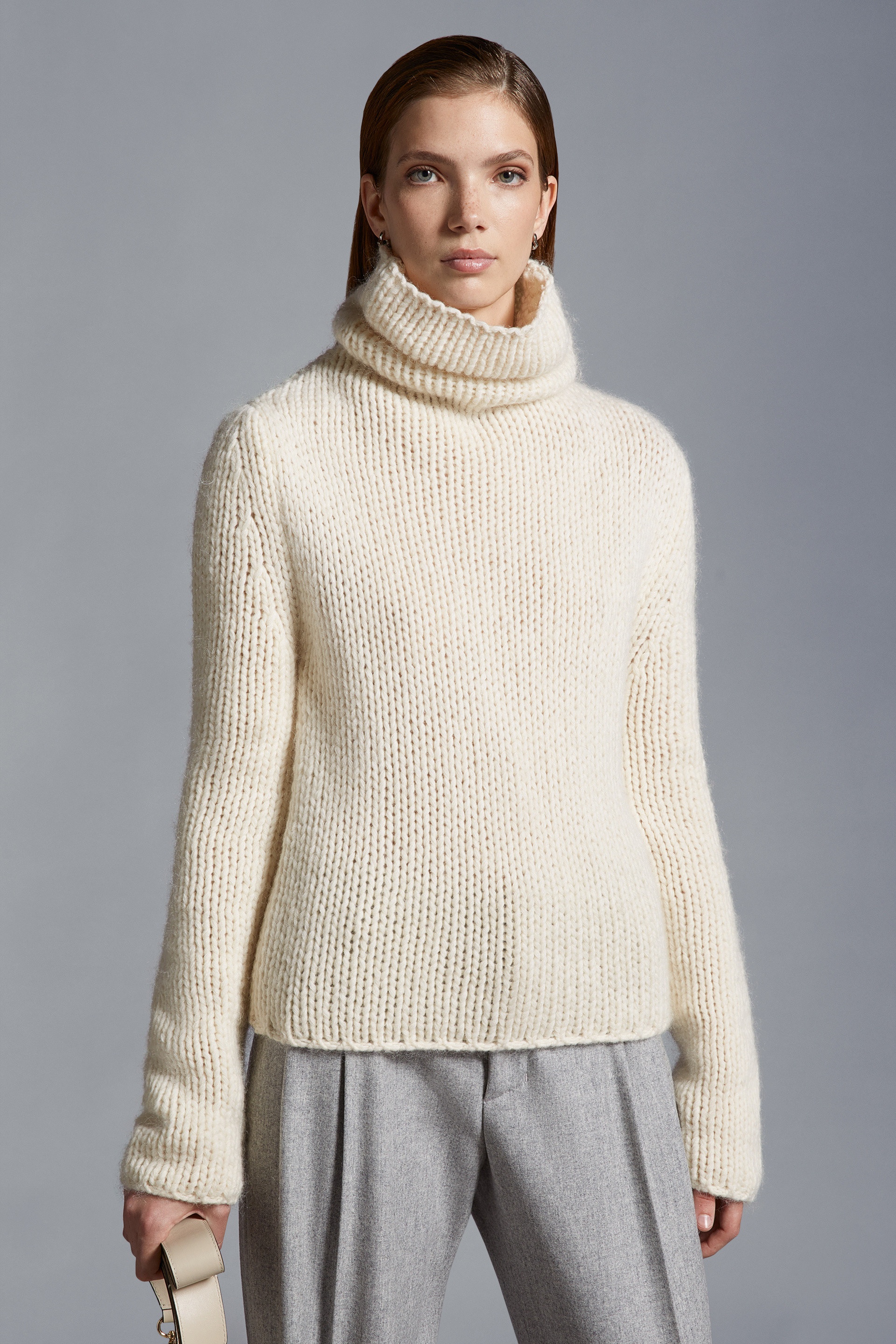 Wool & Mohair Turtleneck Sweater - 2
