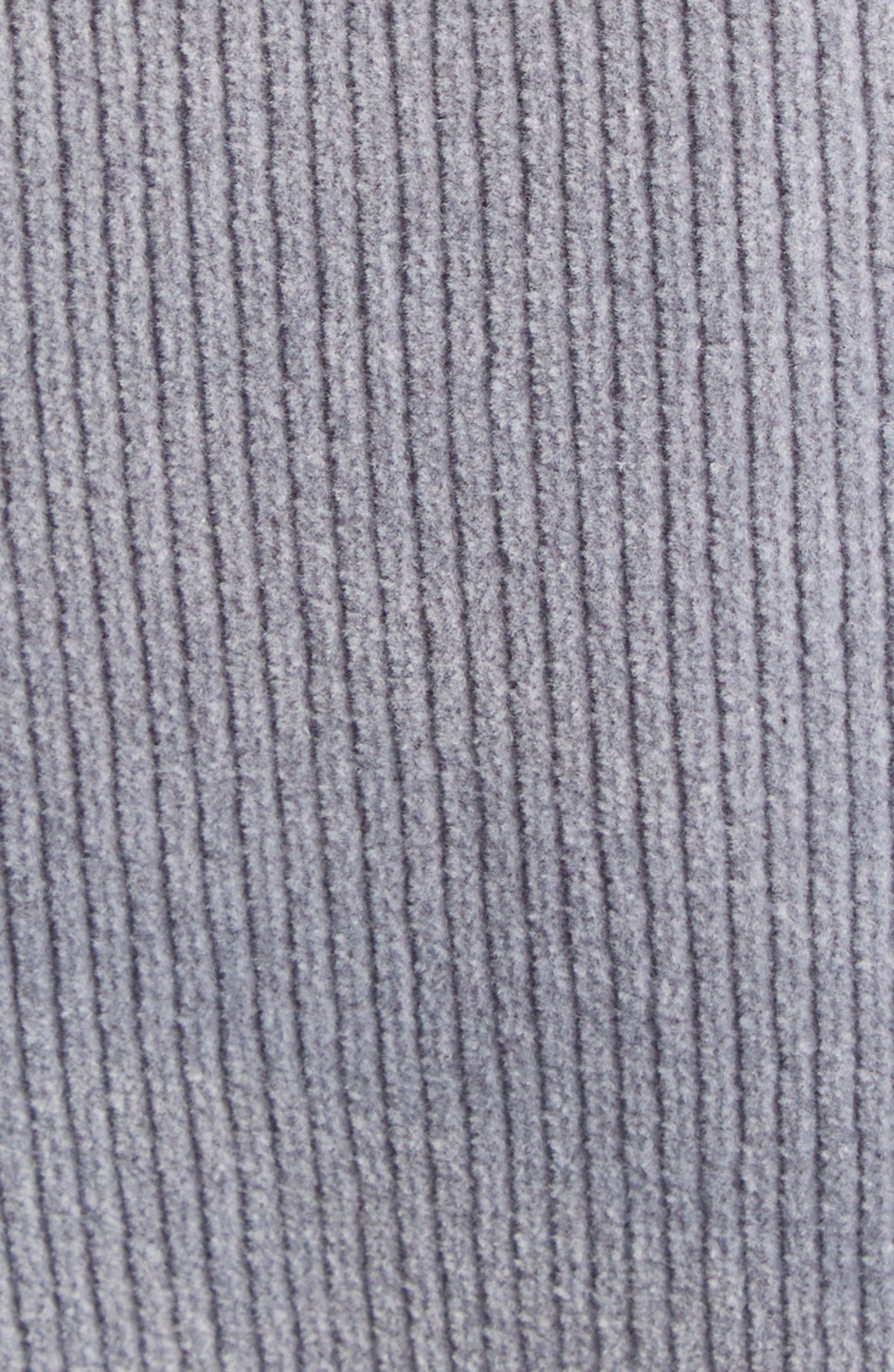 Alexander Wang Logo Short Sleeve Chenille Crop Sweater in Washed Grey at Nordstrom - 7