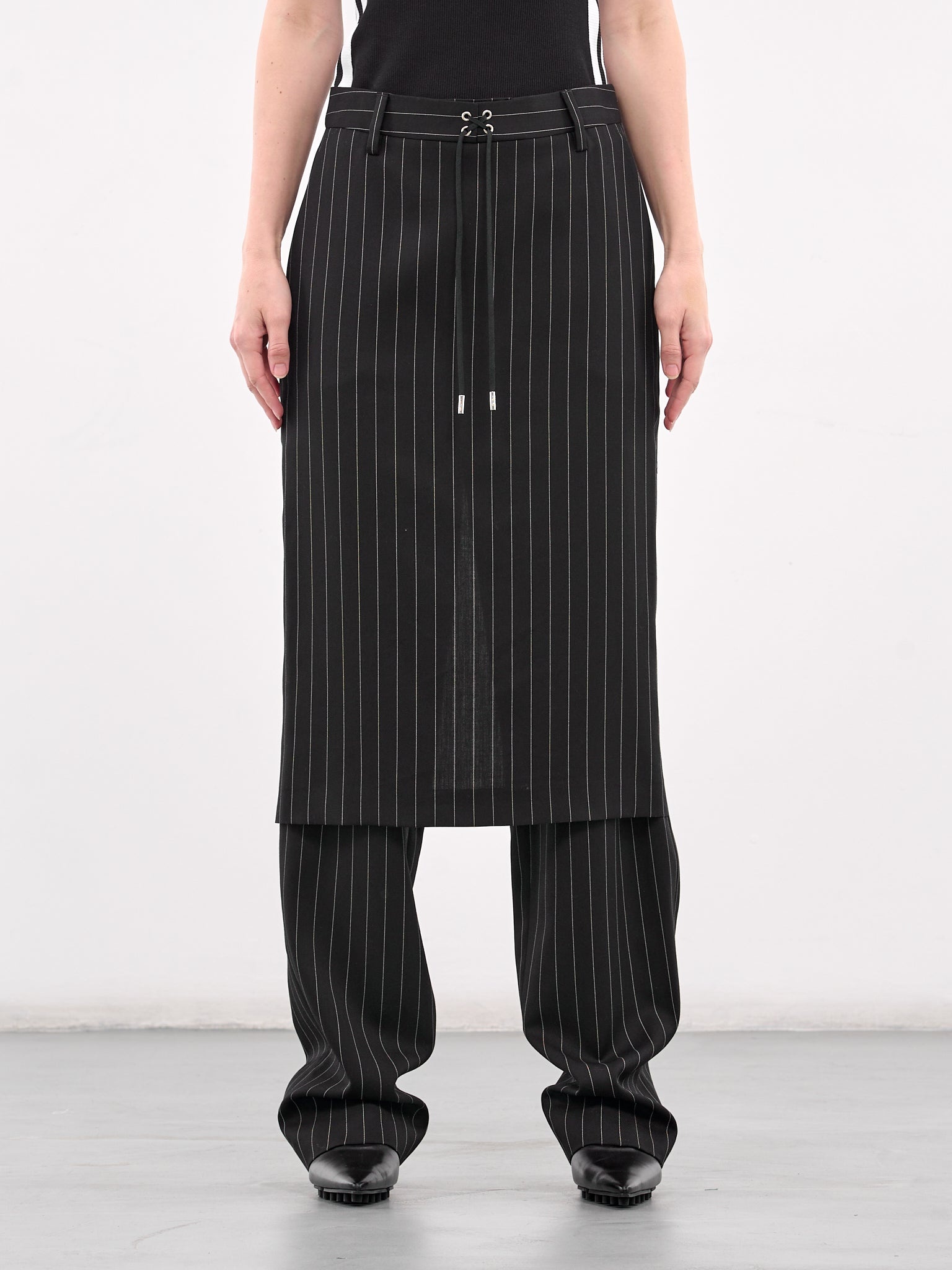 The Lace-Up Pant Skirt - 1