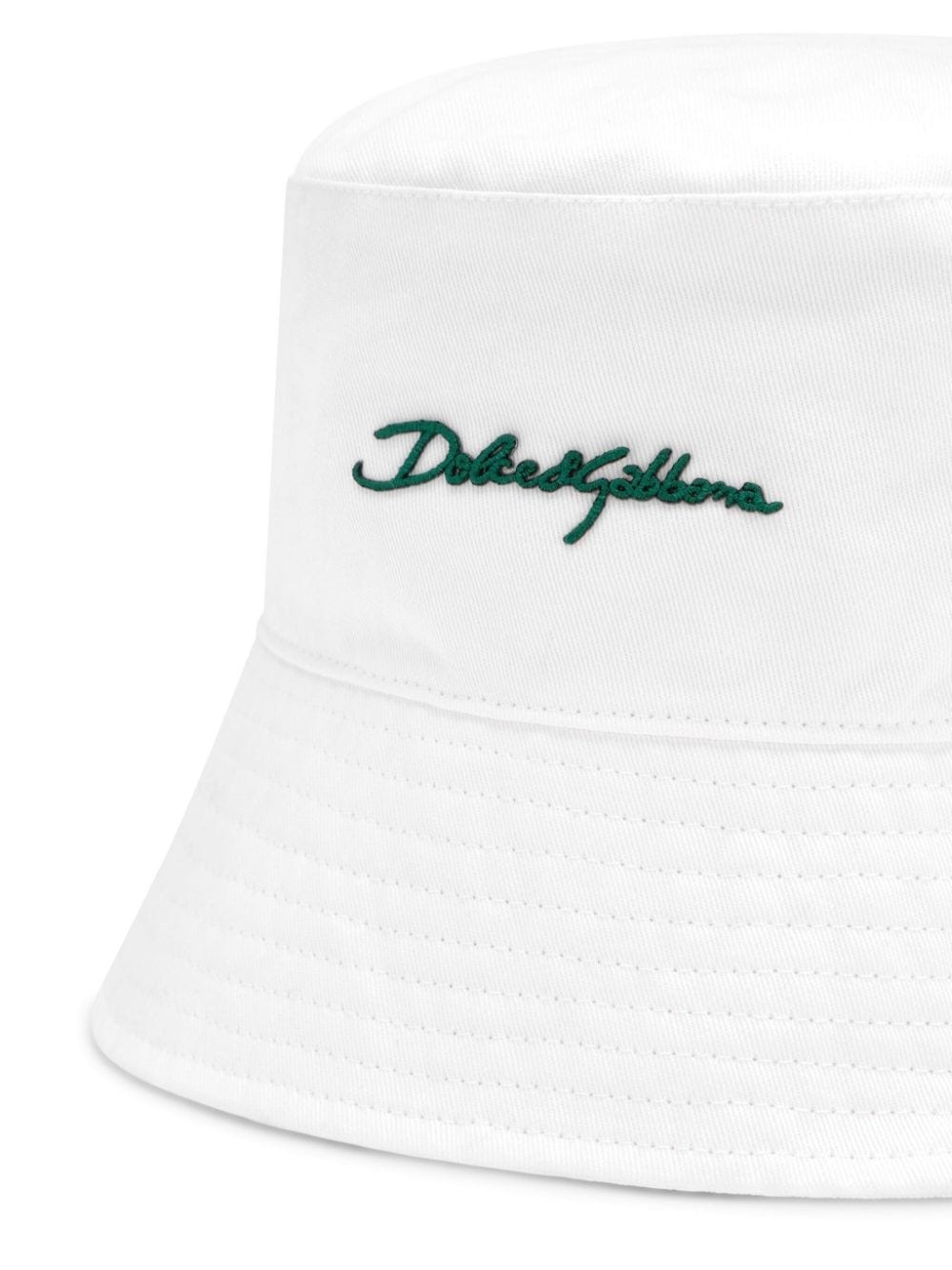 logo-appliquÃ© cotton bucket hat - 3