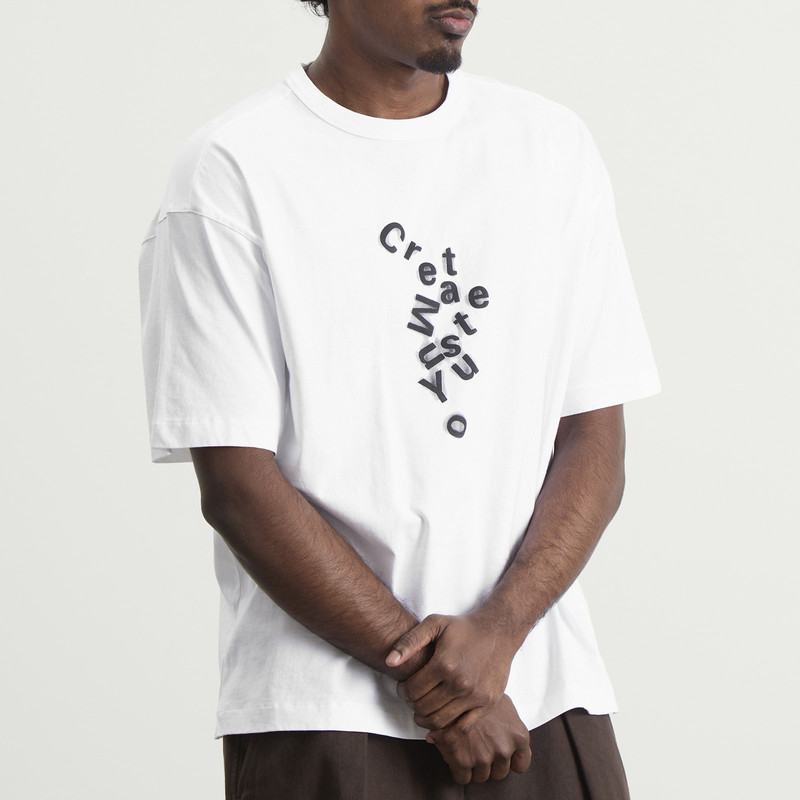 YMC Jumbled Logo Print Triple T Shirt 2