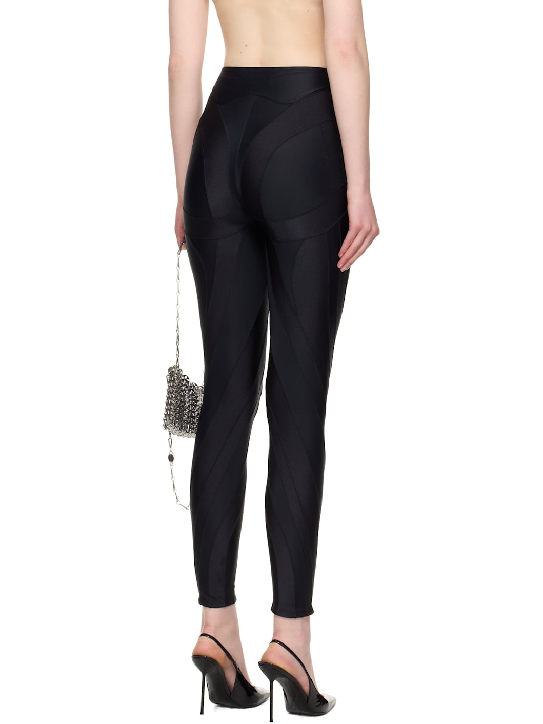 Black Spiral Leggings - 3