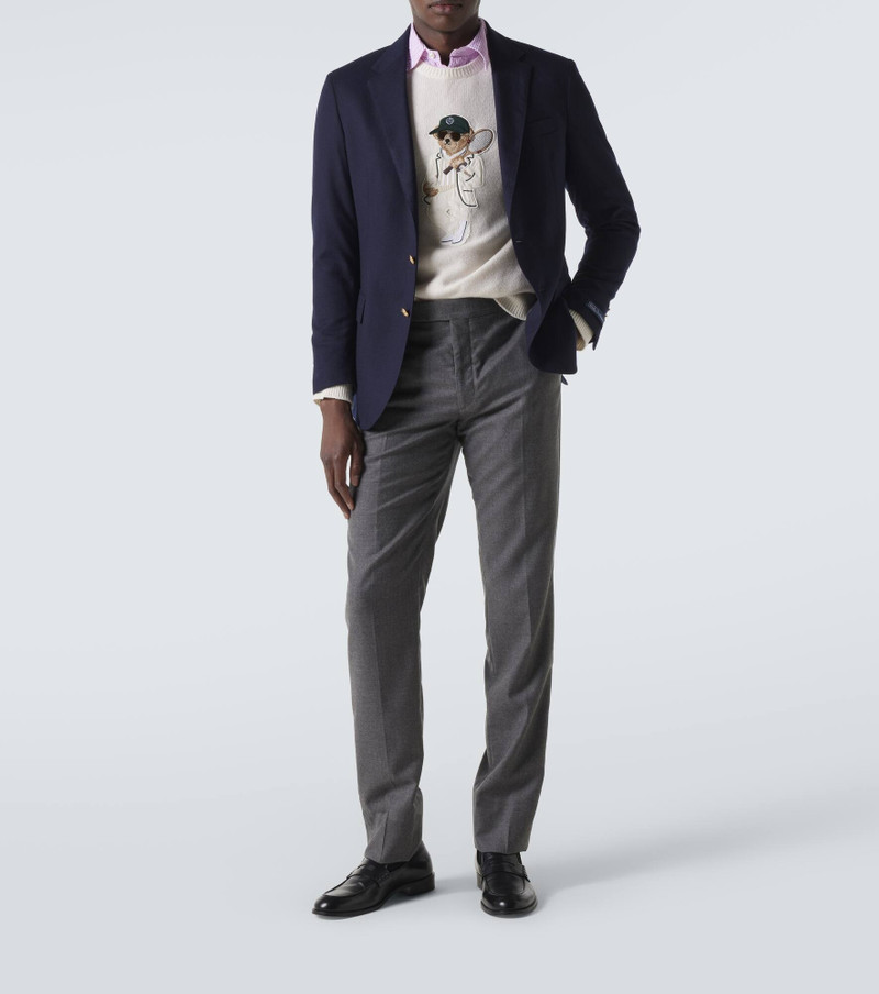 Ralph Lauren Mid-rise wool straight pants outlook