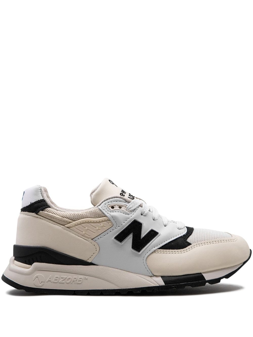 998 Made in USA "White/Black" sneakers - 1