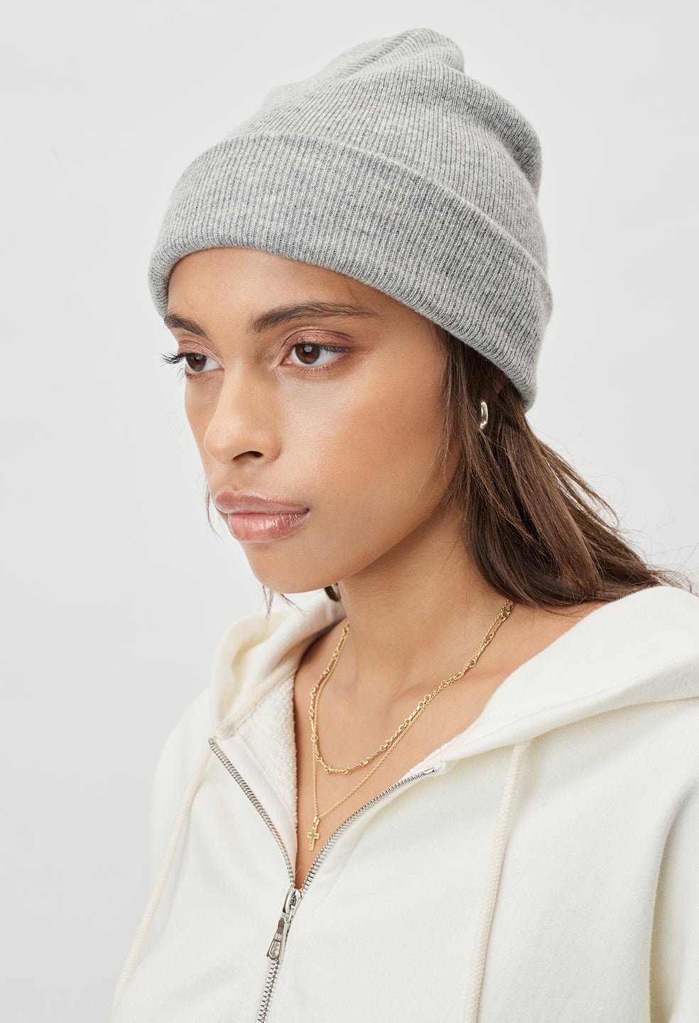 CASHMERE BLEND SURPLUS BEANIE - 5