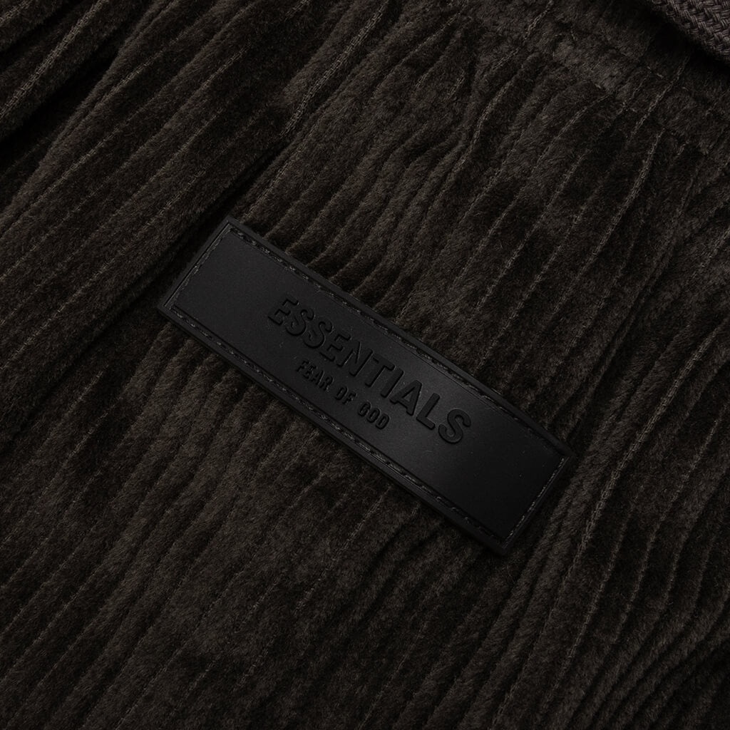 WOMEN'S CORDUROY DOCK SHORT - OFF BLACK - 3