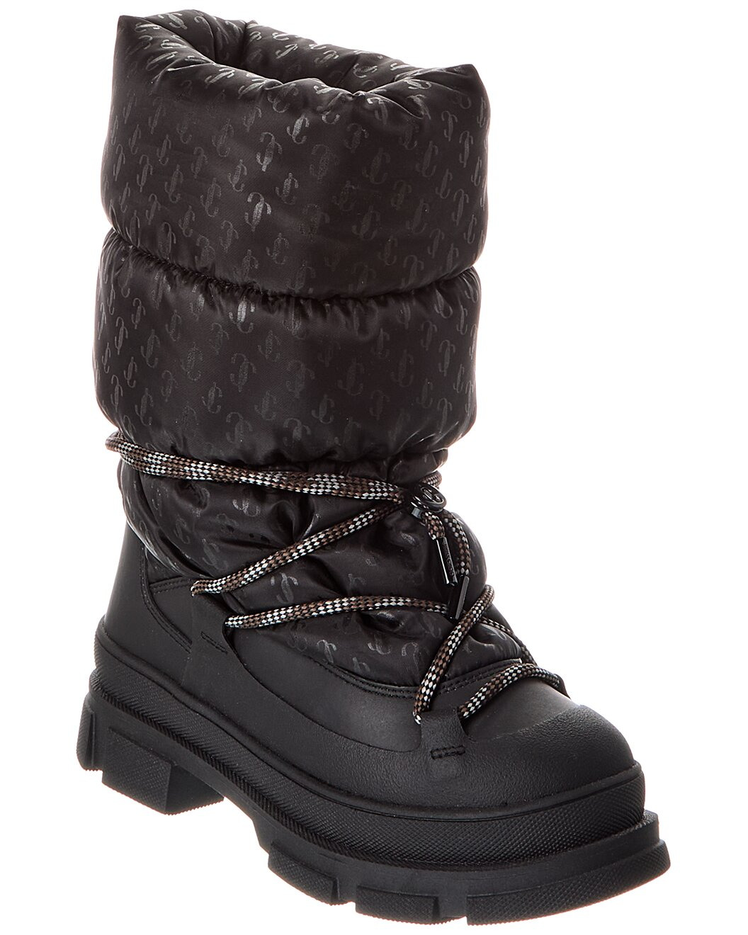 Jimmy Choo Yeda Puffy Nylon & Leather Boot - 1
