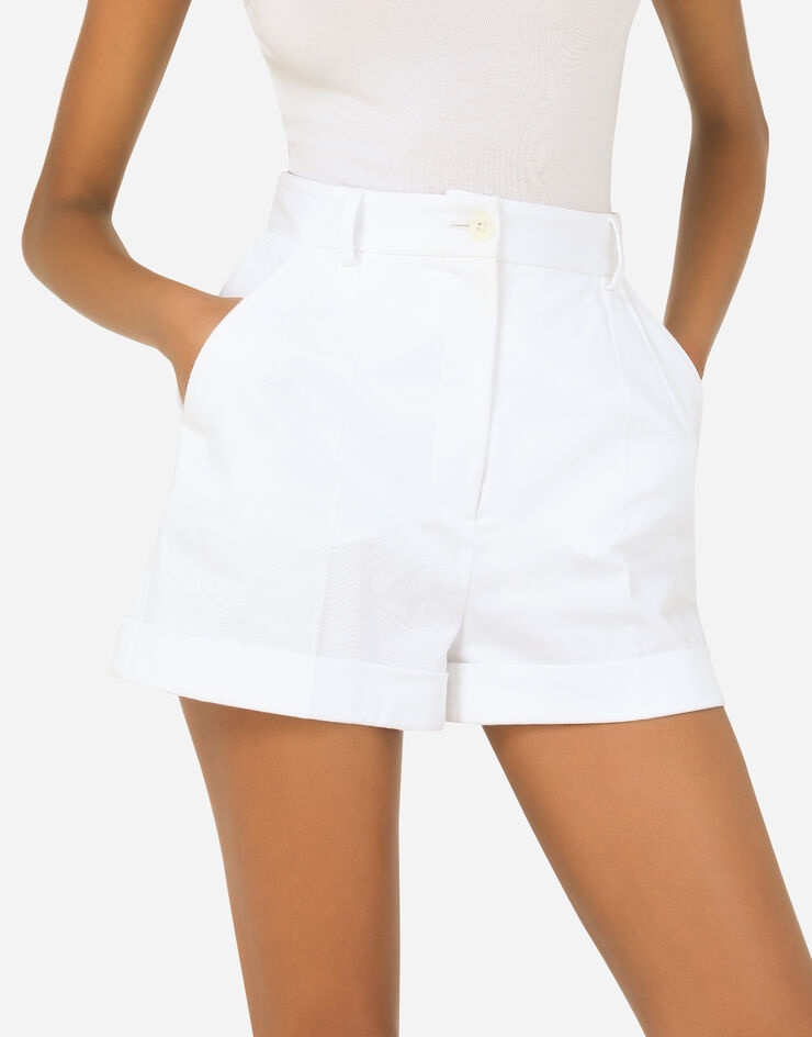 Gabardine shorts - 4