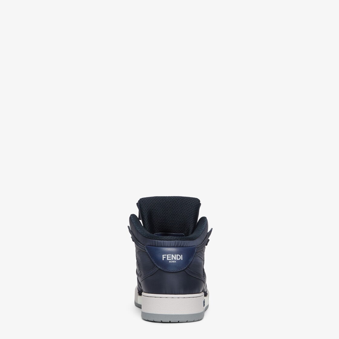 Blue nylon high-tops - 4