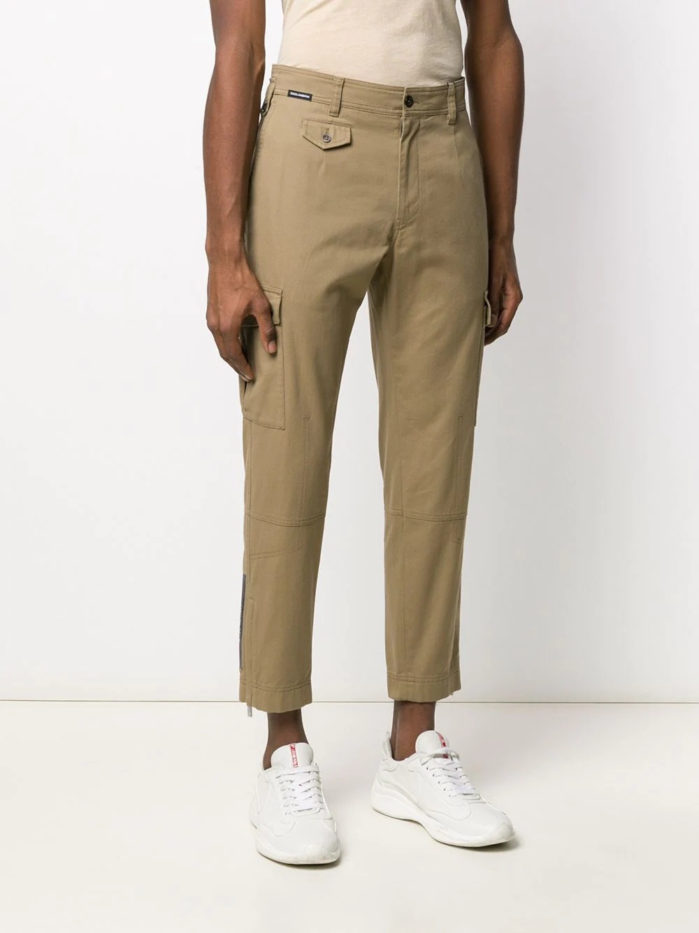 cropped cargo trousers - 3