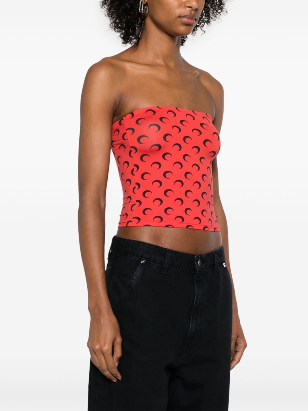 Moonogram-pattern top - 3