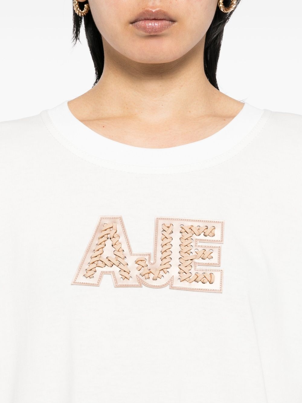 devotion braided logo T-shirt - 5