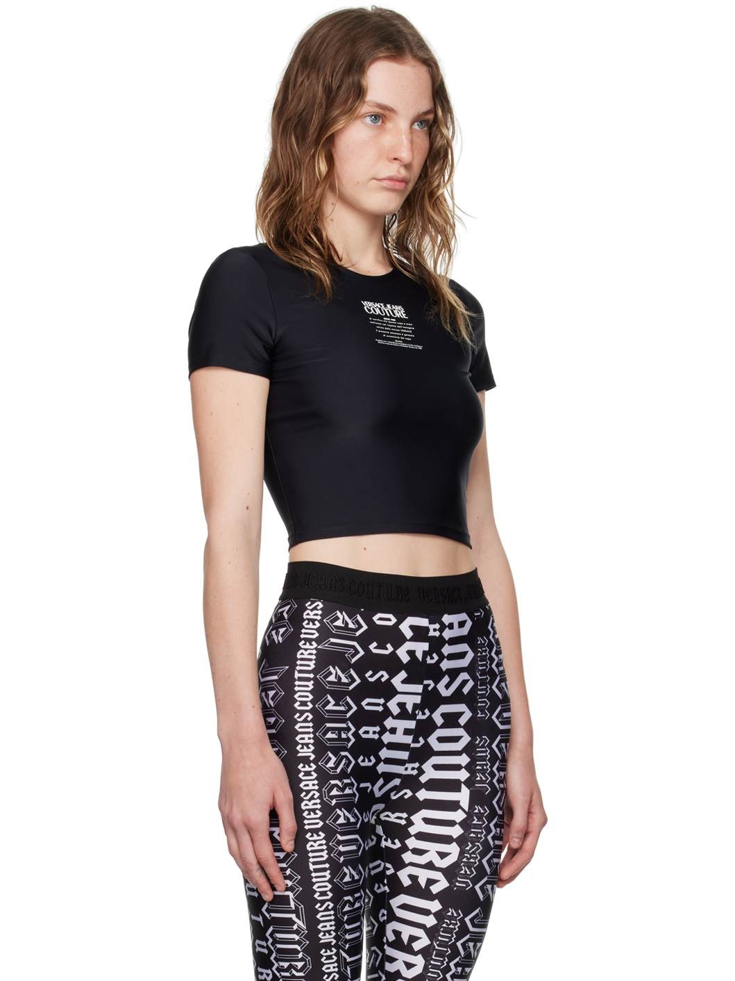 Black Printed Logo T-Shirt - 2