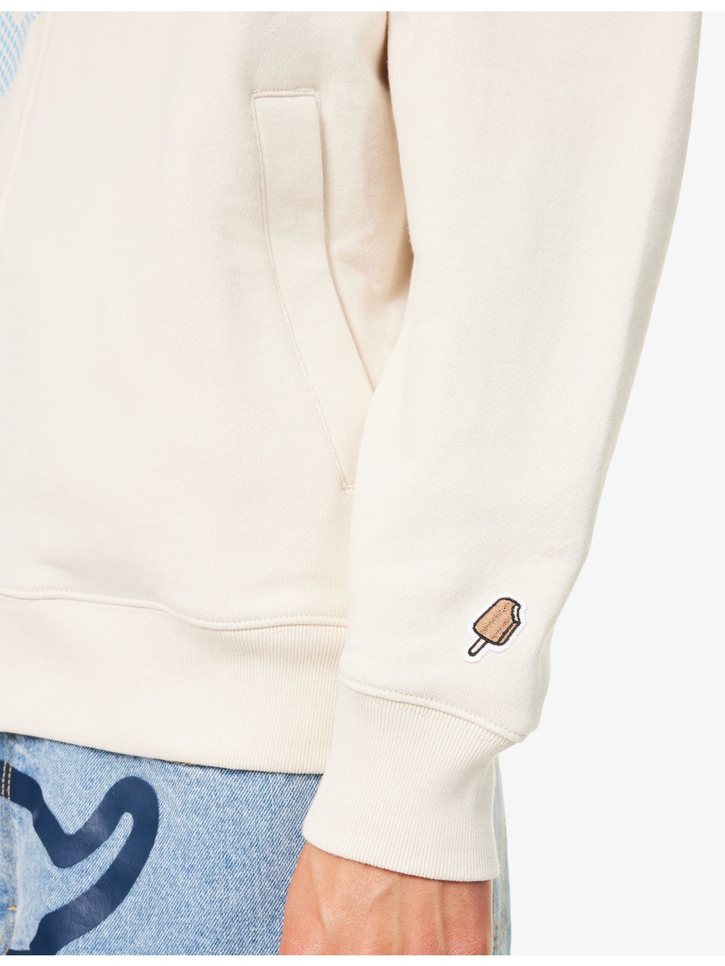 Block Logo Raglan-Sleeves Cotton-Jersey Hoody - 5