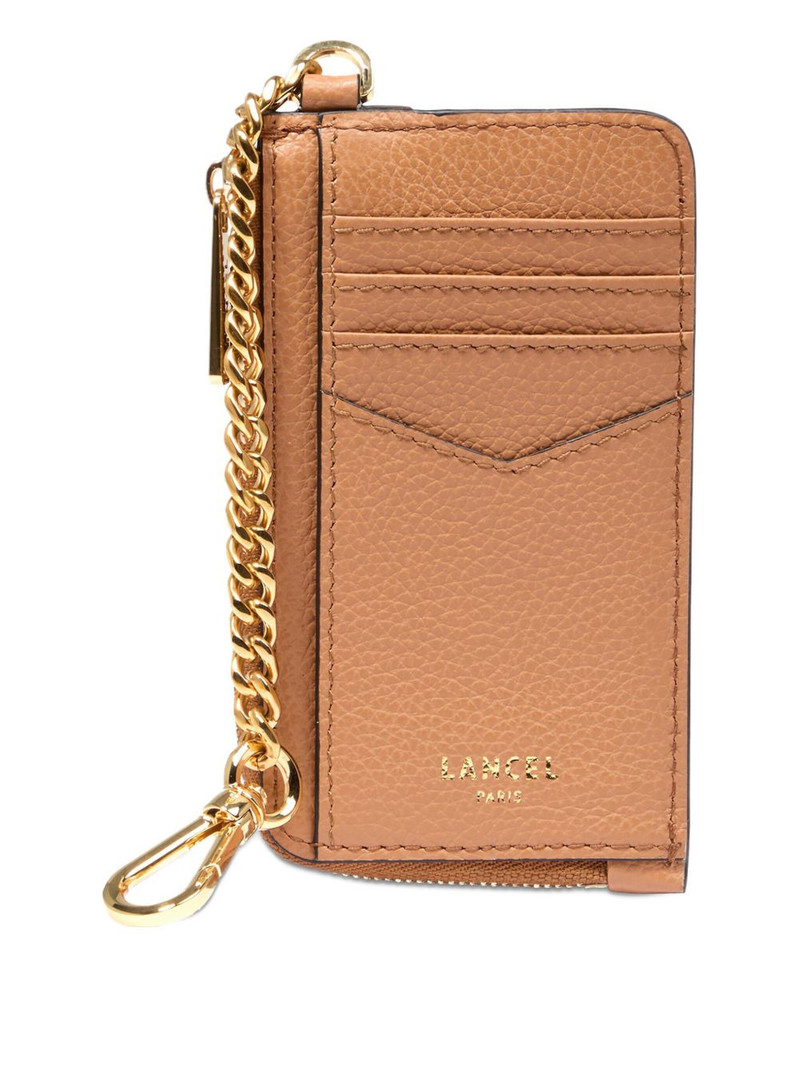 Enveloppe chain-detailed zip card holder 3