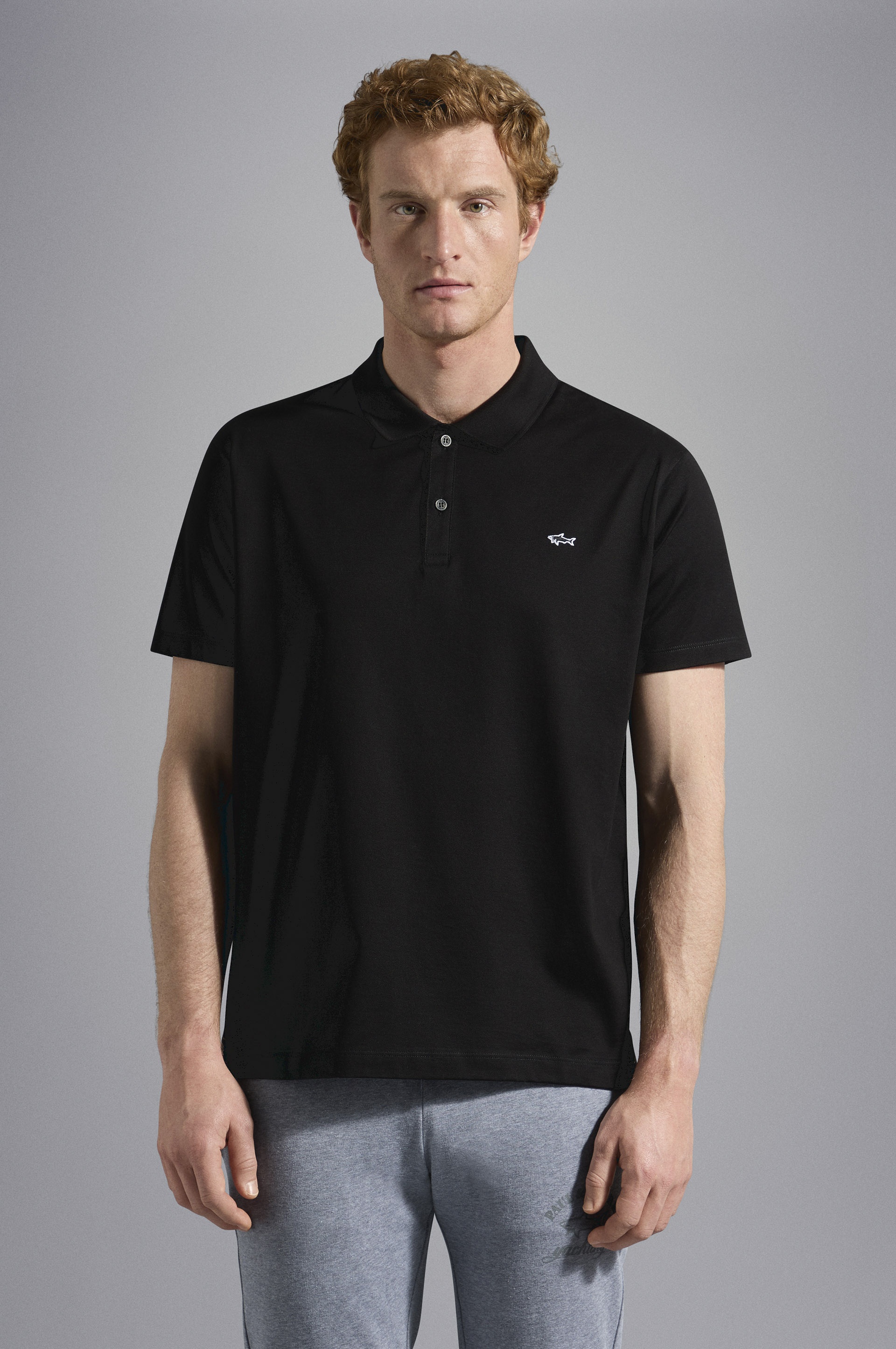 ORGANIC COTTON PIQUÉ POLO WITH SHARK BADGE - 6