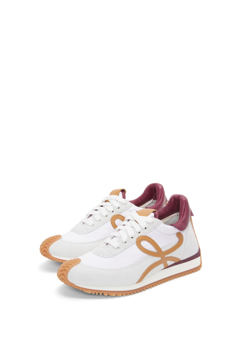 Loewe Flow Runner in mix nylon and suede outlook