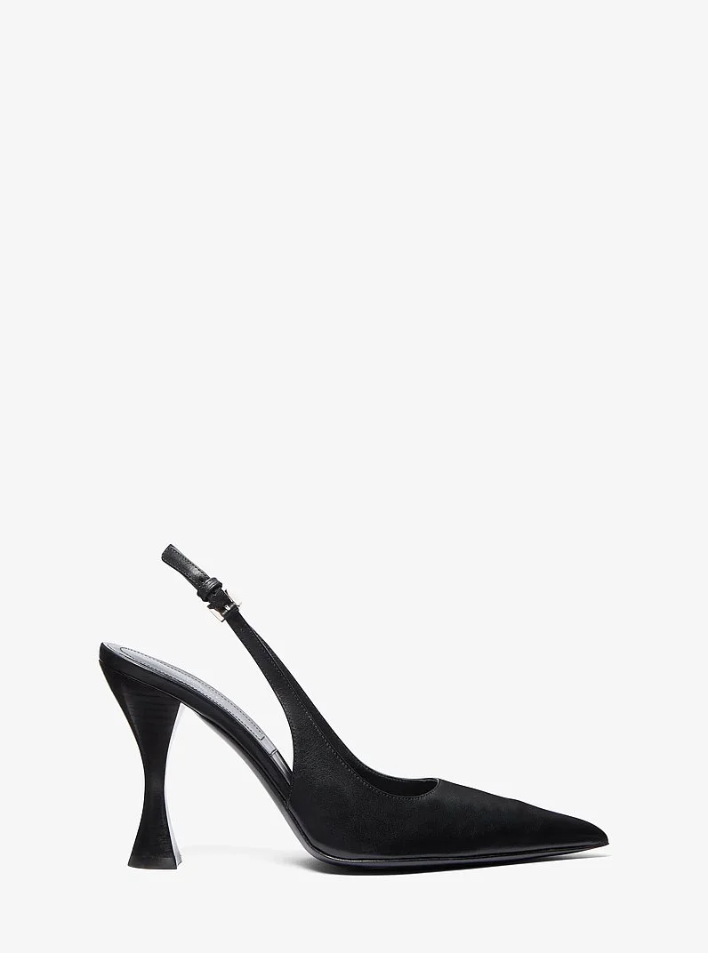 Isabella Leather Slingback Pump - 1