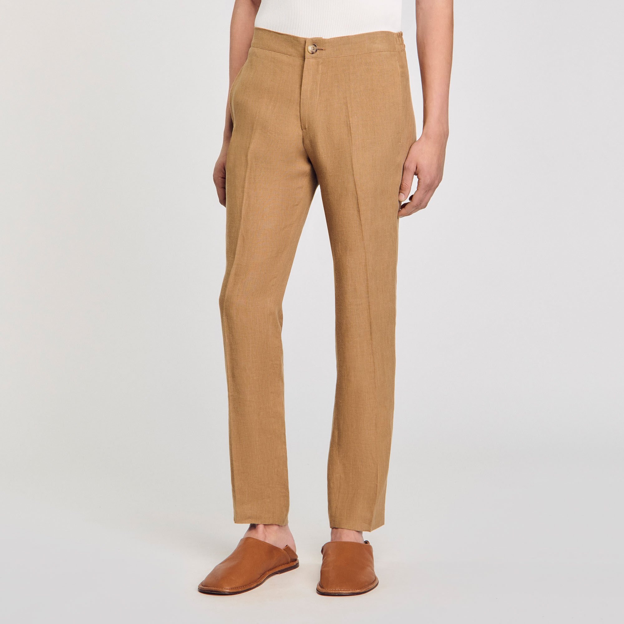 LINEN TROUSERS - 4