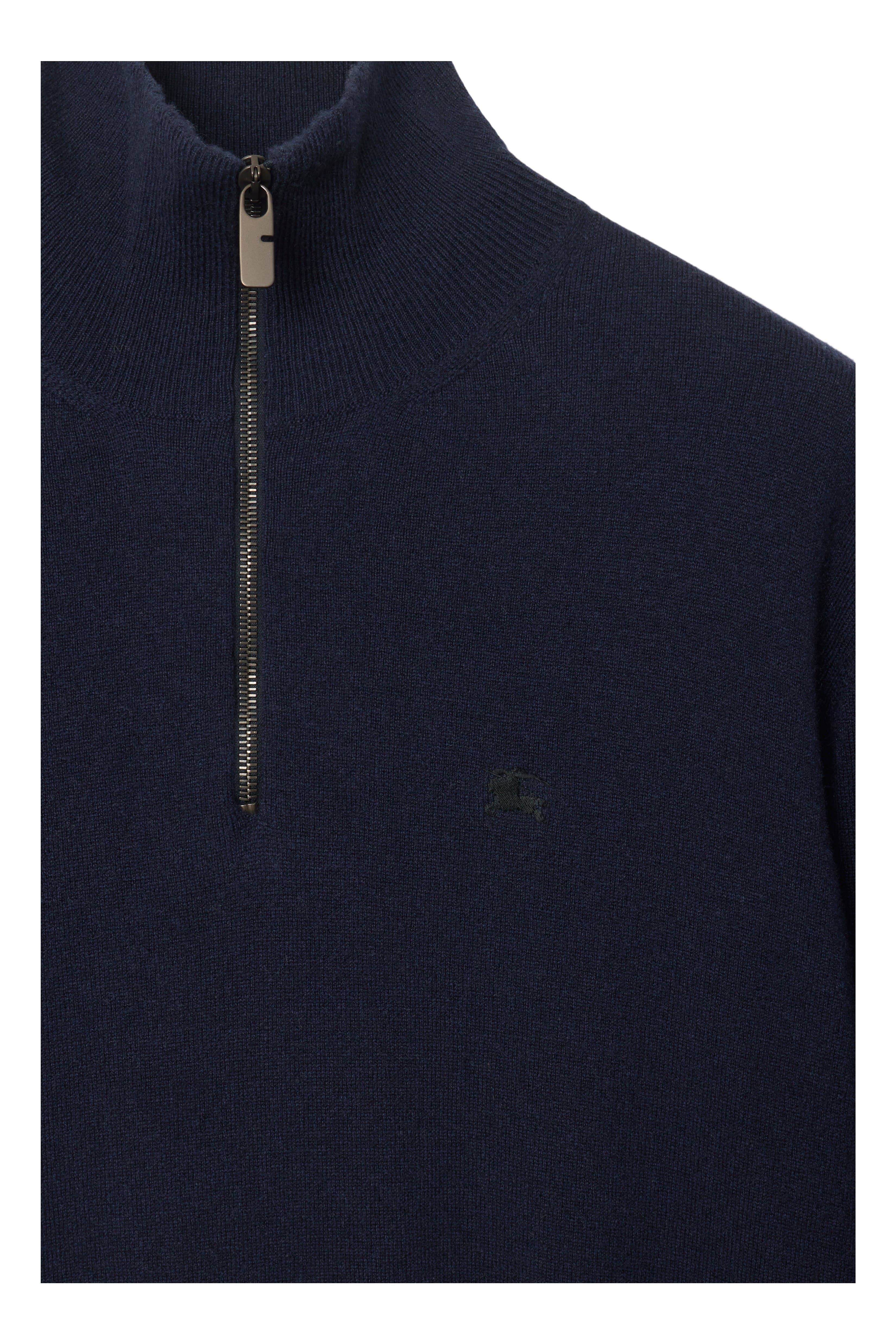 burberry Cashmere Blend Half-zip Sweater in Navy at Nordstrom - 5