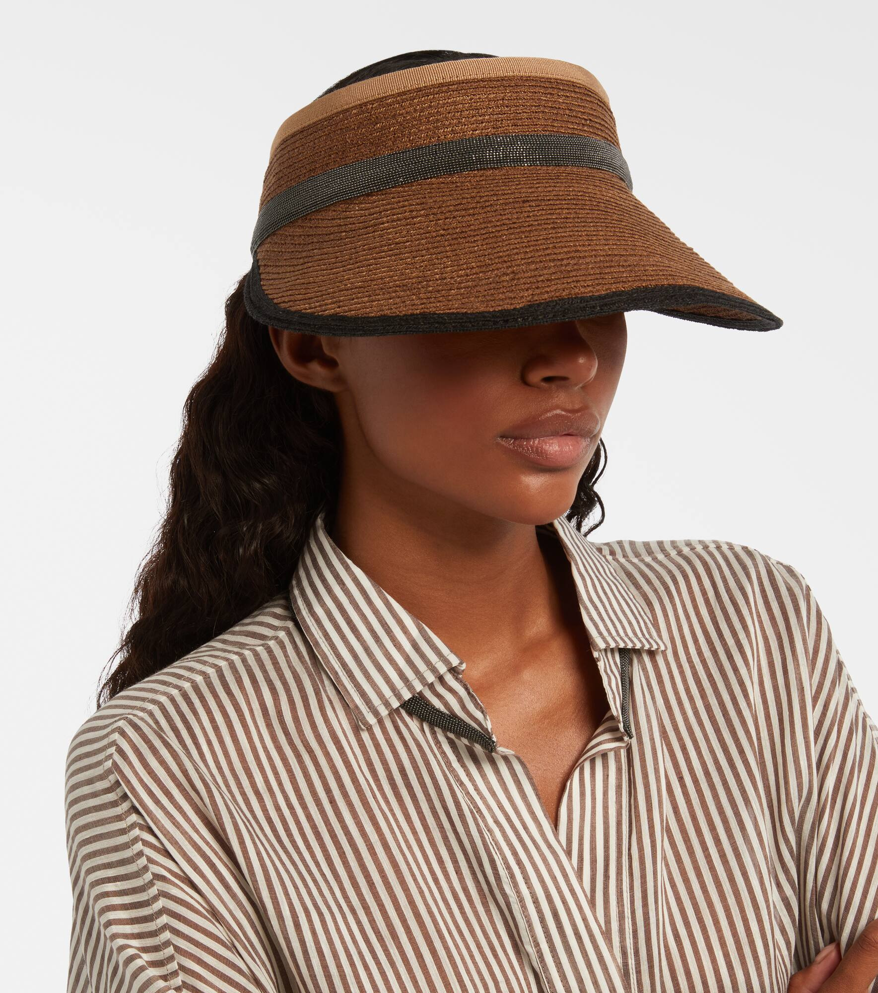 Monili hemp and cotton-blend visor - 2