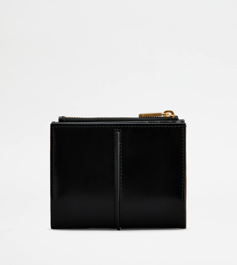 T TIMELESS WALLET IN LEATHER - BLACK 3