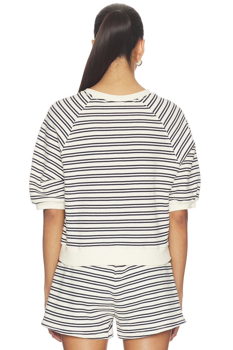 perfectwhitetee French Terry Bubble Sleeve Sweatshirt outlook