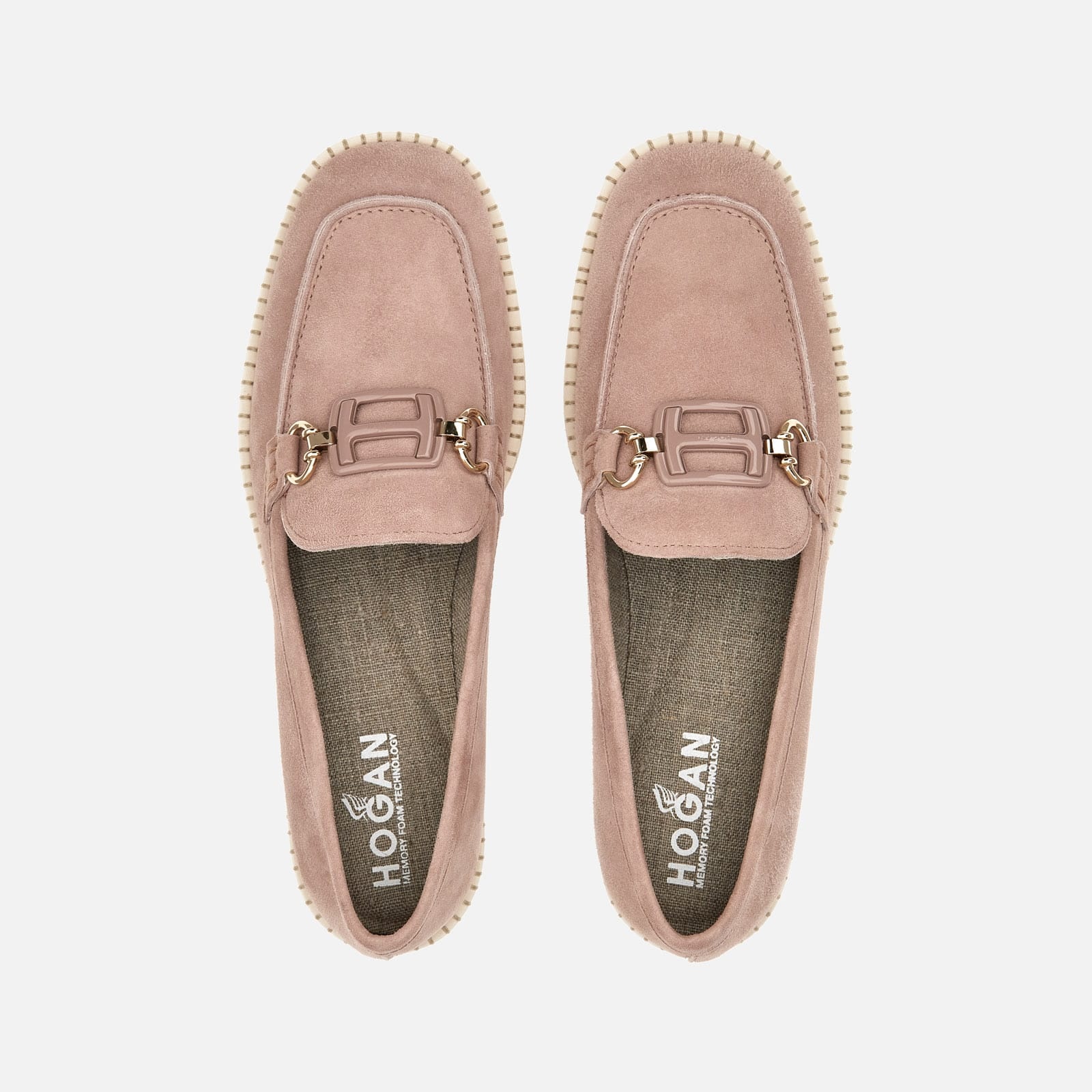 Deconstructed Loafers Hogan H642 Pink - 4