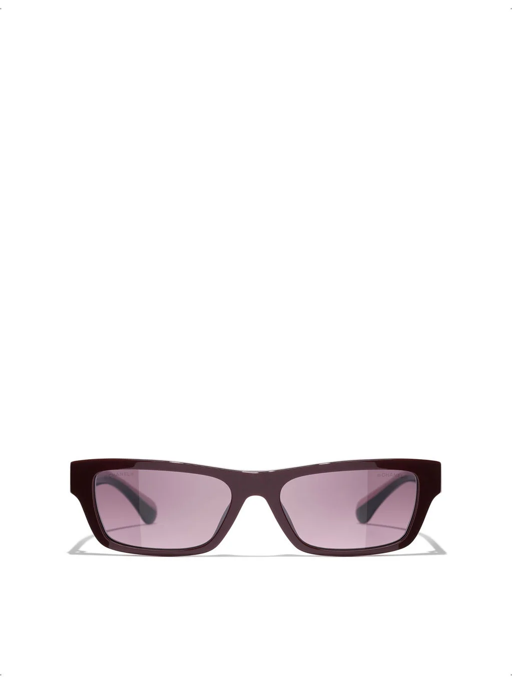 CH5564B Rectangular-Frame Acetate Sunglasses - 1