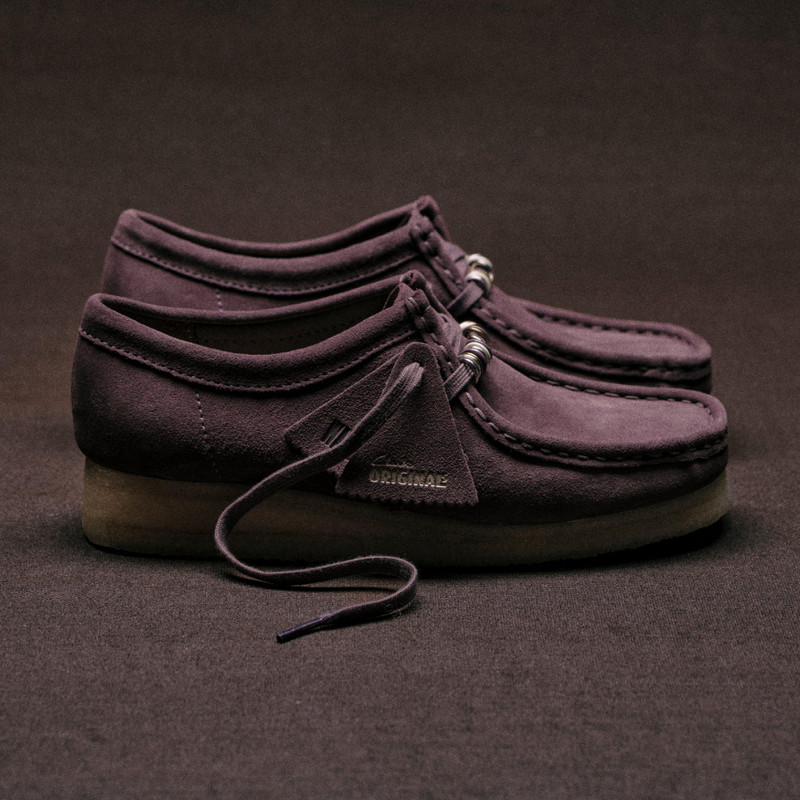 Wallabee Plum Suede 2