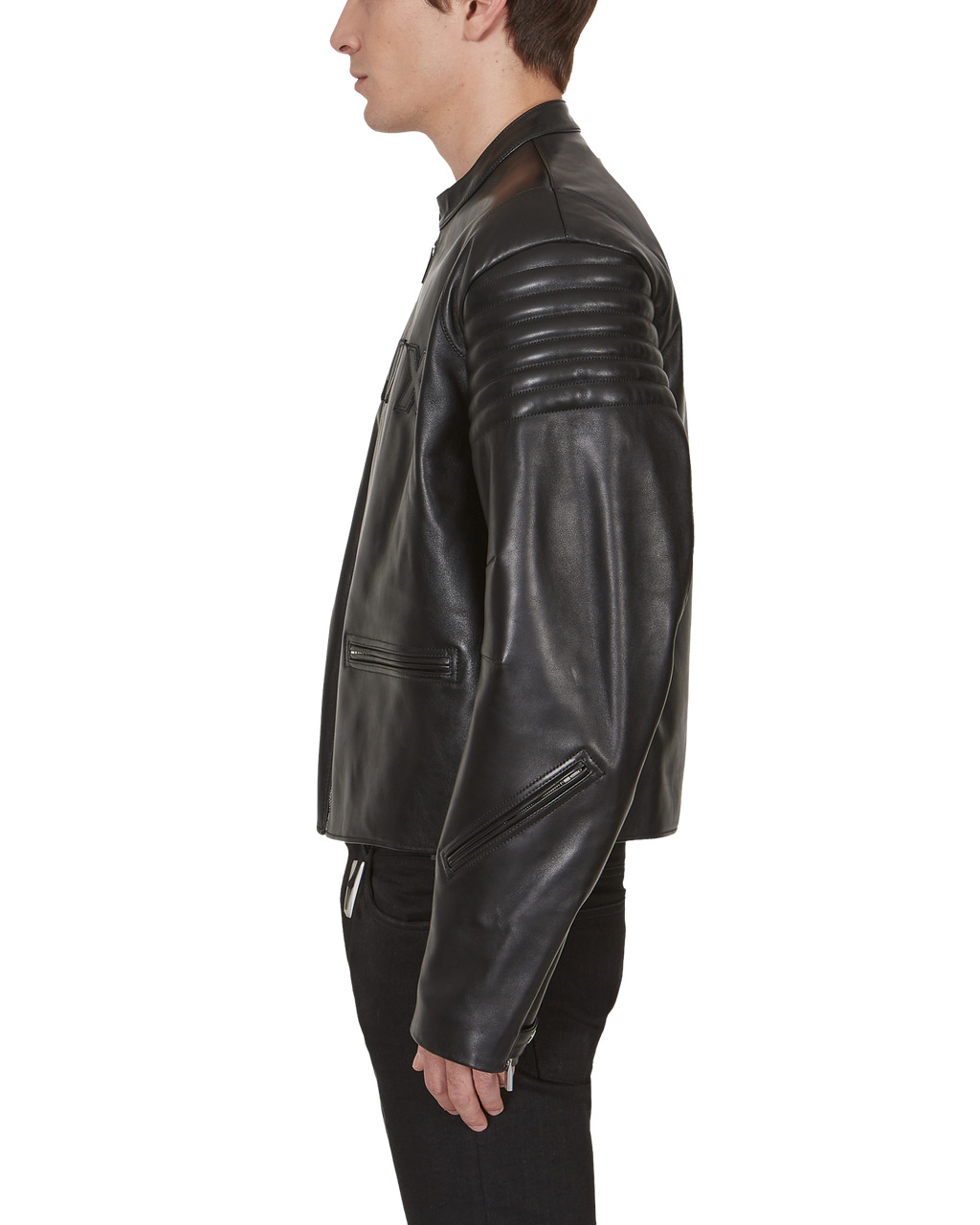 LEATHER MOTO JACKET - 4