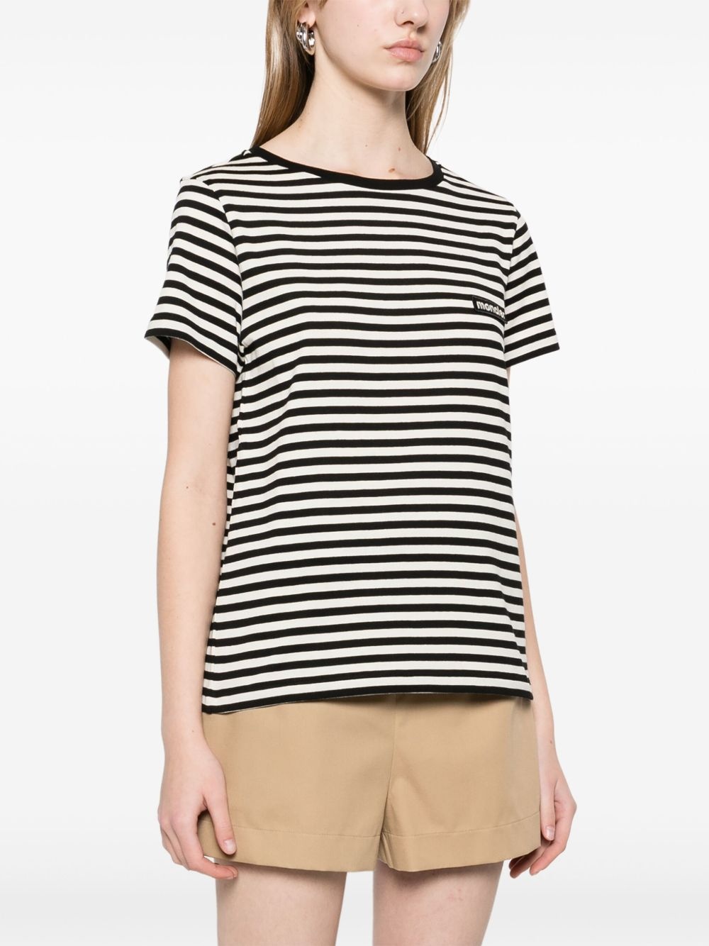 striped cotton T-shirt - 3