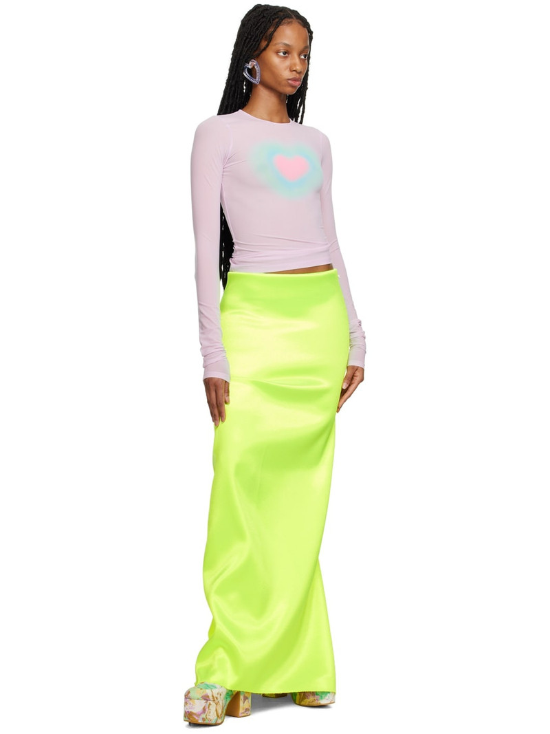 Sportmax Yellow Bustle Skirt outlook