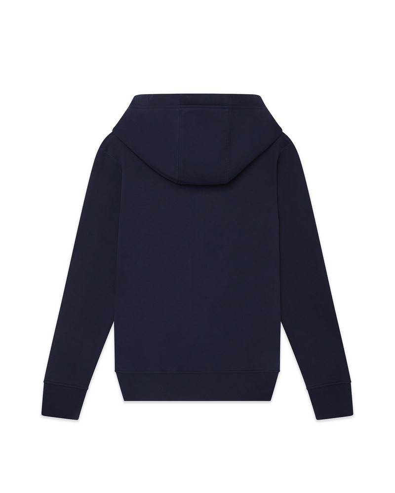CASABLANCA Air Casablanca Patch Silk Scarf Hooded Sweatshirt outlook