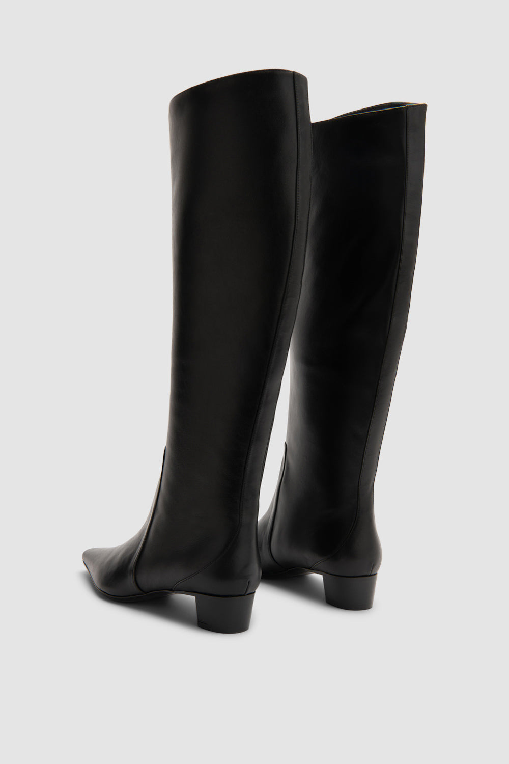Pascal Black Nappa Leather Knee-High Boot - 5