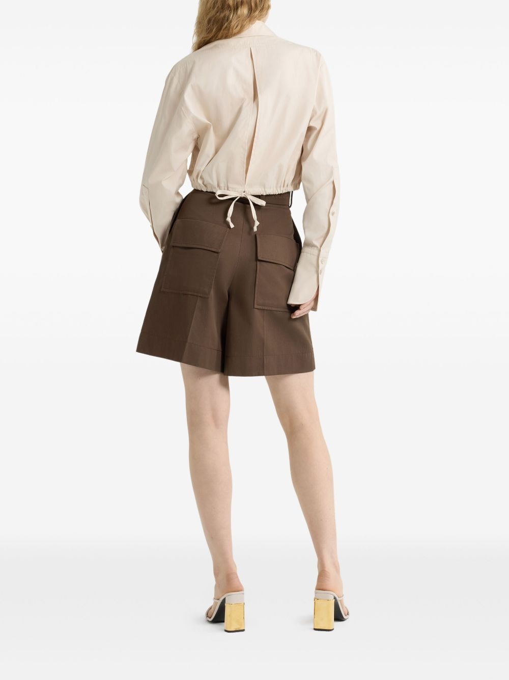 gabardine bermuda shorts - 3