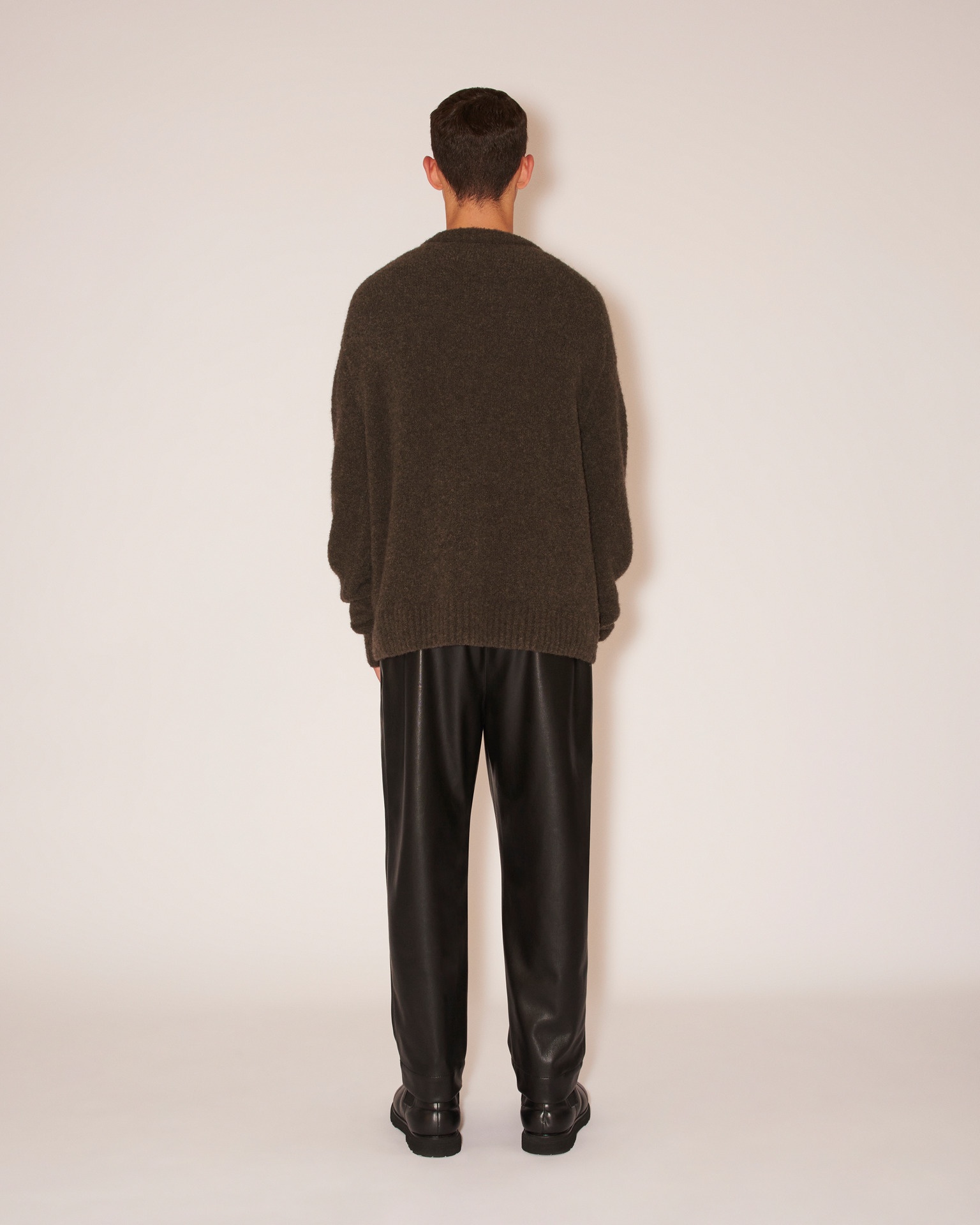TAR - Bouclé sweater - Gray mink - 4