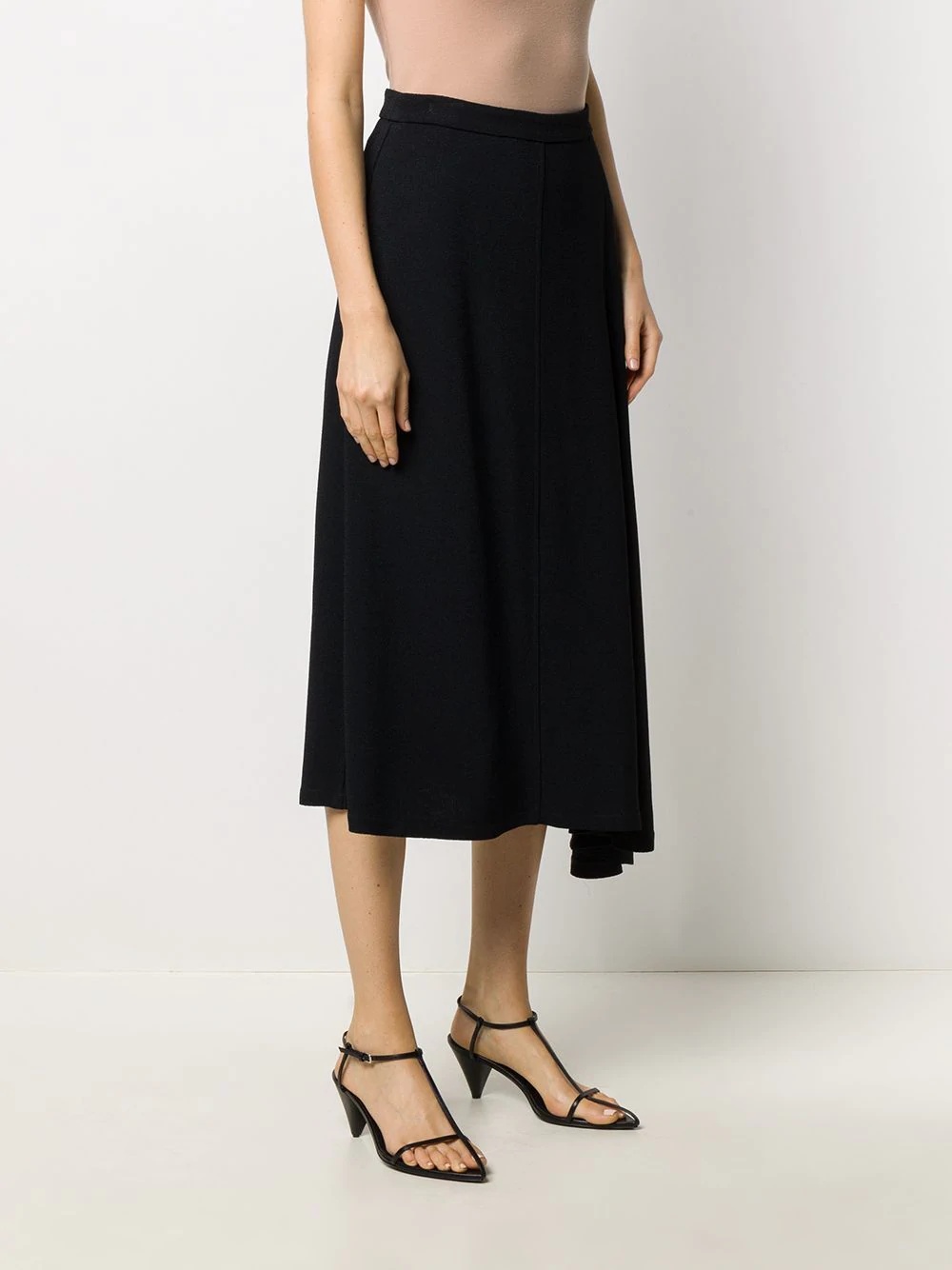 asymmetric hem skirt - 3