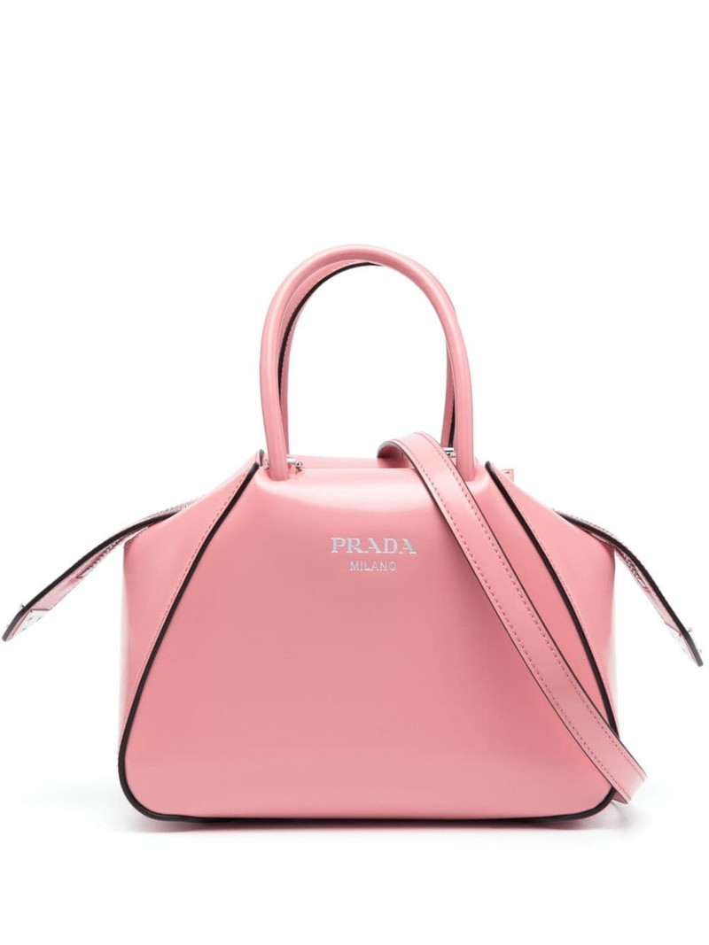 Supernova brushed leather tote bag 1
