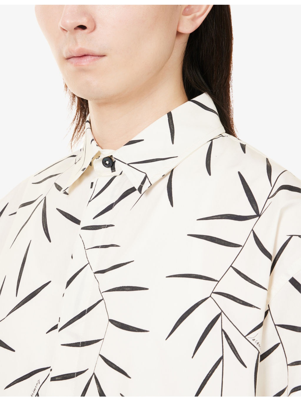 La Chemise Simon Graphic-Print Cotton Shirt - 5