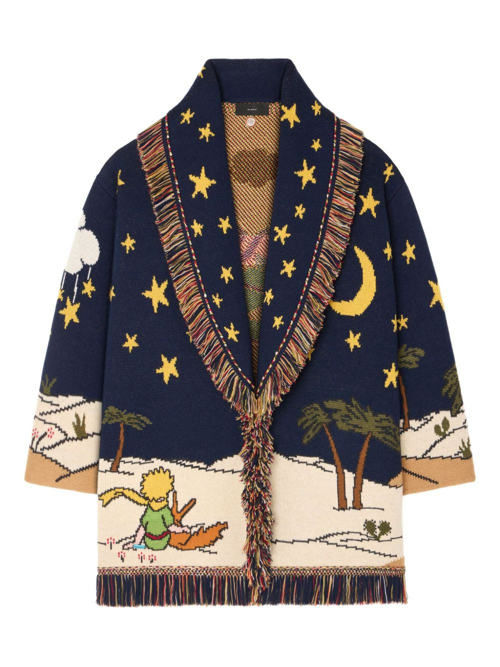 x The Little Prince fringed cardigan - 1