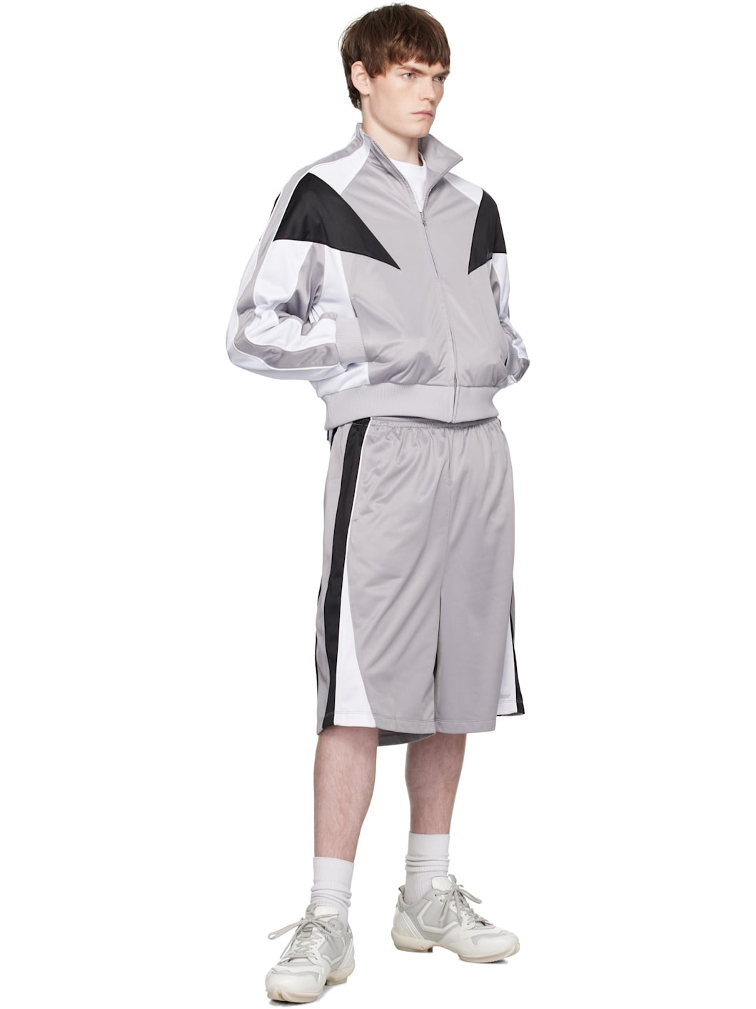 Gray Se11done Track Jacket - 4
