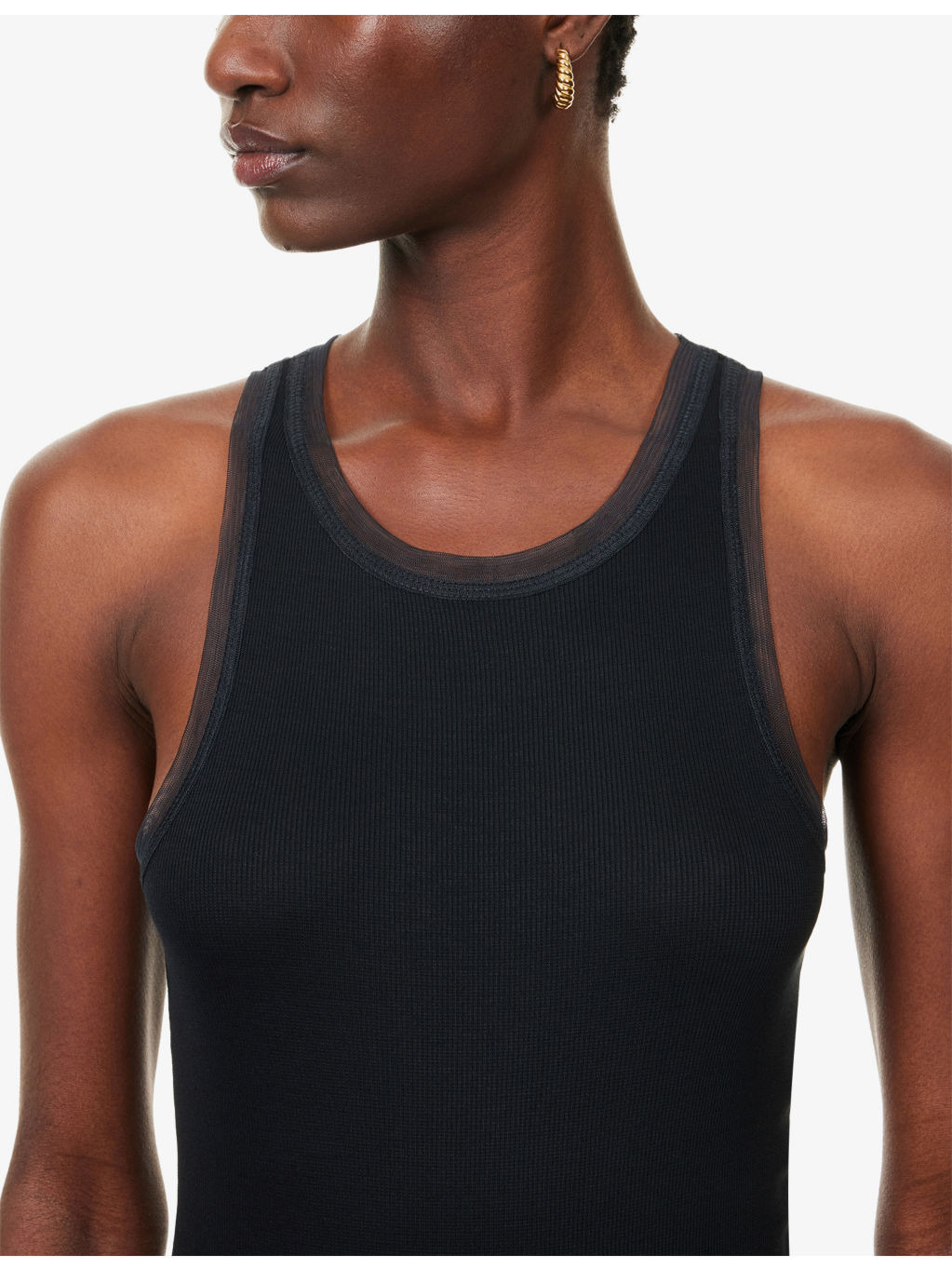 Mallo Sleeveless Stretch-Woven Top - 5