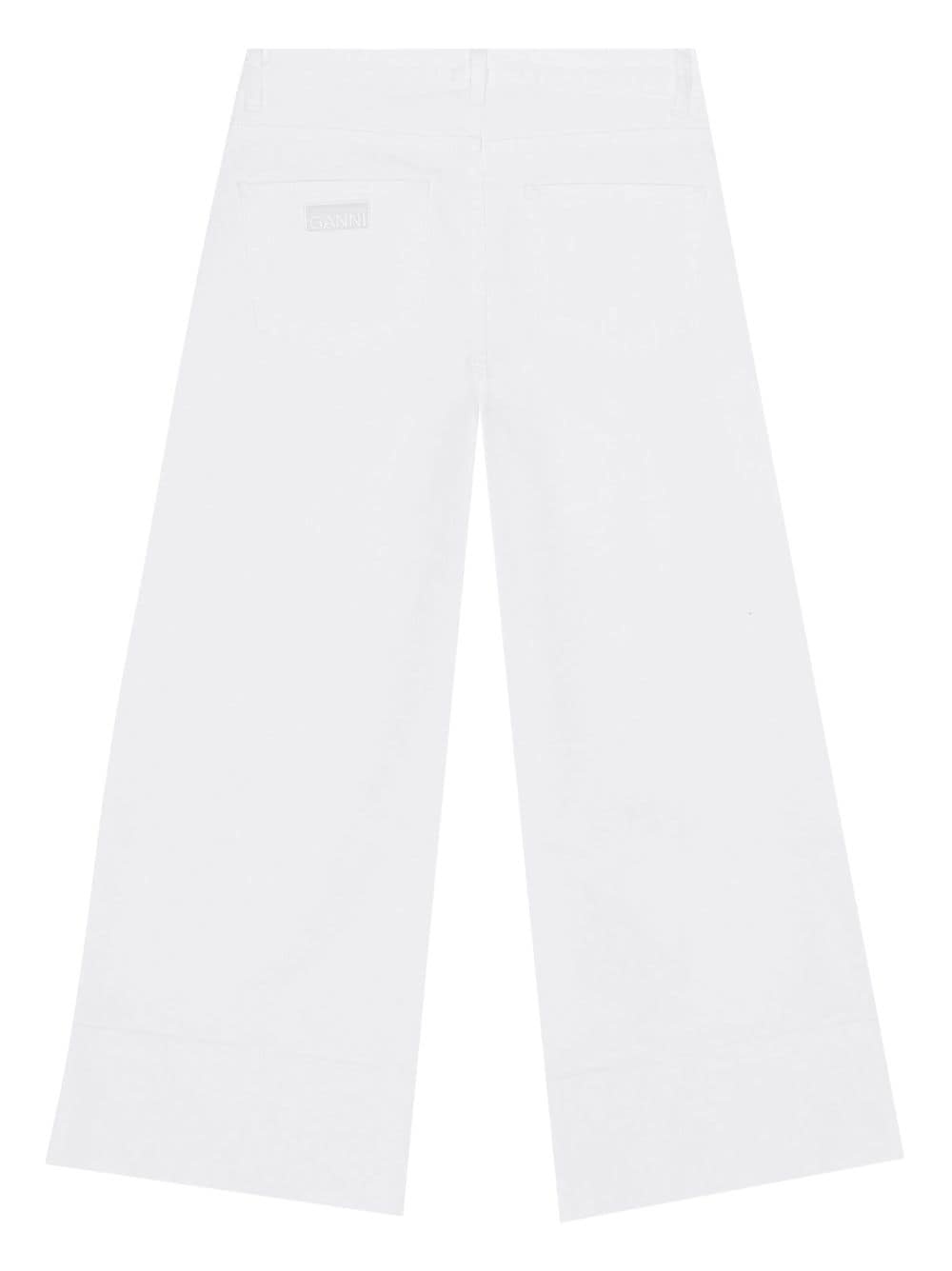 mid-waist cropped jeans - 5