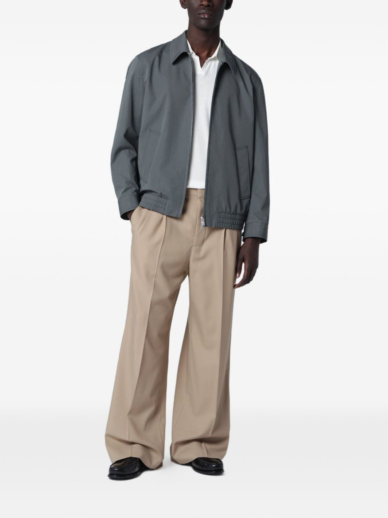 LARDINI zip-up shirt jacket outlook