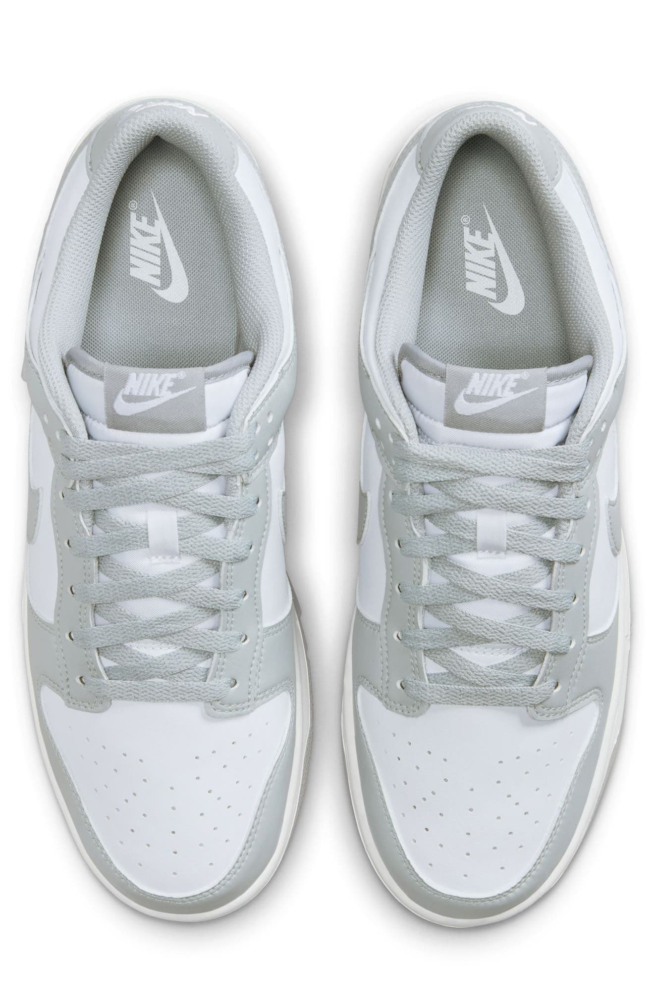Nike Dunk Low Retro Basketball Sneaker in 105 White/ltskgy at Nordstrom - 3