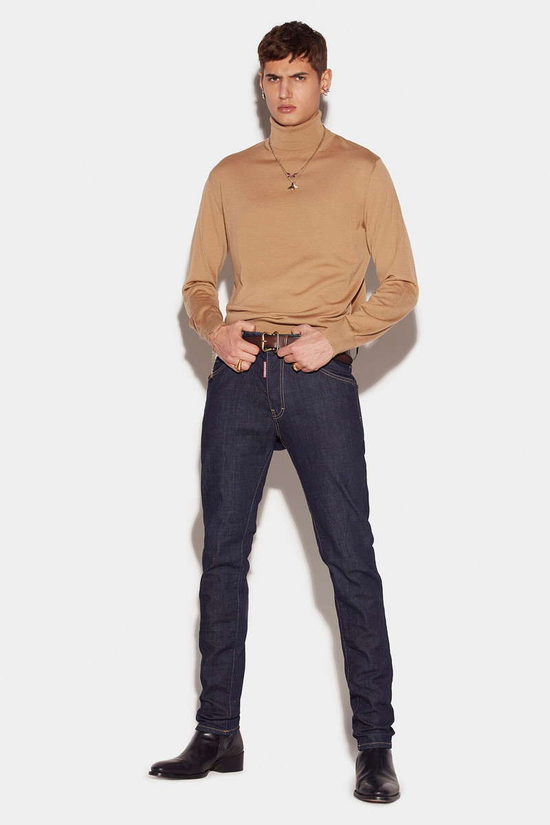 DARK RINSE WASH COOL GUY JEANS - 1