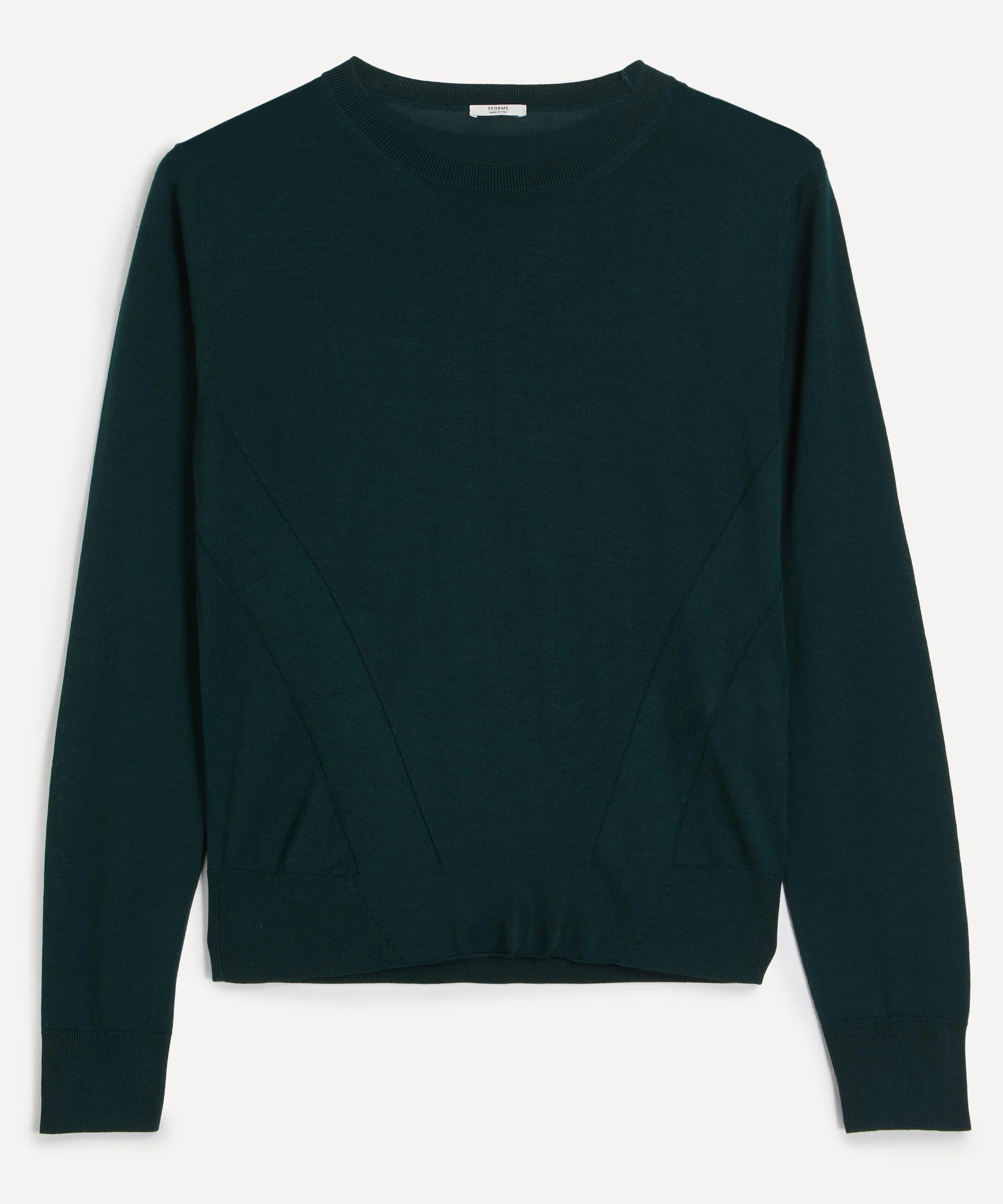 Mitchell Evergreen Merino Wool Jumper - 1