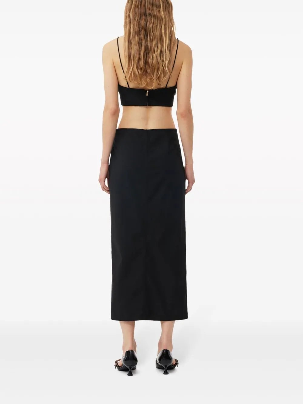 【GANNI】Drapey Melange Sleeveless Top GANNI Drapey Melange Sleeveless Top | club21 | REVERSIBLE