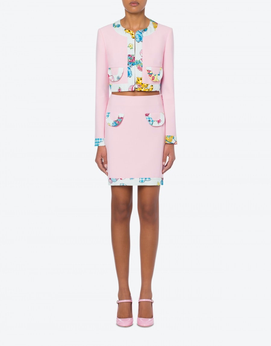 CALICO ANIMALS DETAILS CRÊPE JACKET - 2